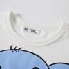 Summer Kids' Cartoon Elephant Tee: Boys' Short-Sleeve Cotton Onesie