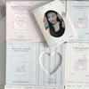 10Pcs/Pack Hollow Window Folding Back Card Kpop 3 Inch Photocard Holder Diy Small Card Decorative Packaging Material