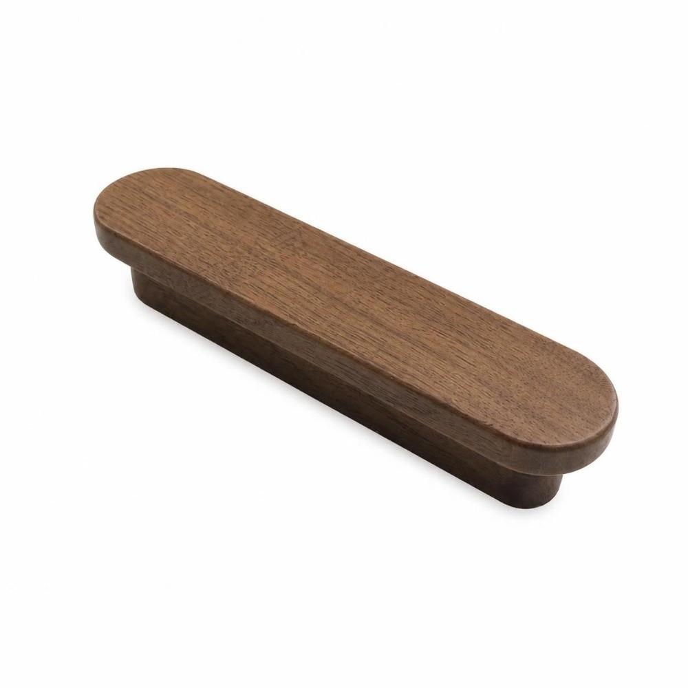 T-Shape Cabinet Handles Walnut Wood Wardrobe Handles New Kitchen Decoration Cupboard Wardrobe