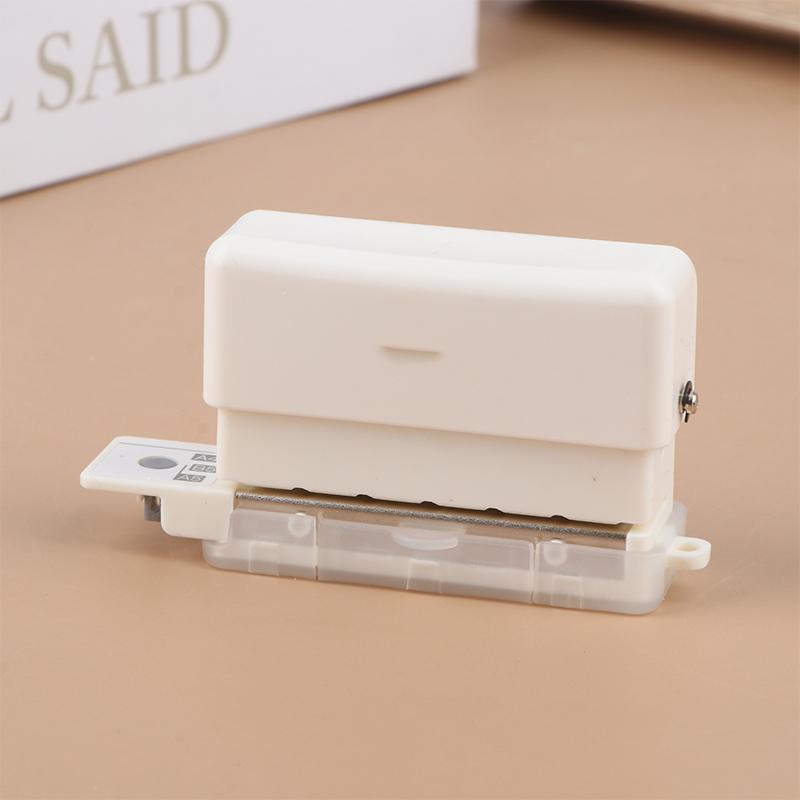 6 Holes Hole Puncher Diy A4 B5 Loose Leaf Paper Hole Punch Planner Scrapbooking Paper Binding Standard Hole Punch Machine White