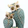 Resin Owl Family Figurines Home Decor Accents Housewarming Gift Decorative Crafts for