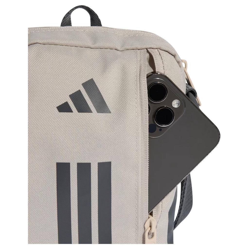 adidas Polyester Shoulder Bag Unisex Beige & Gray KC6921