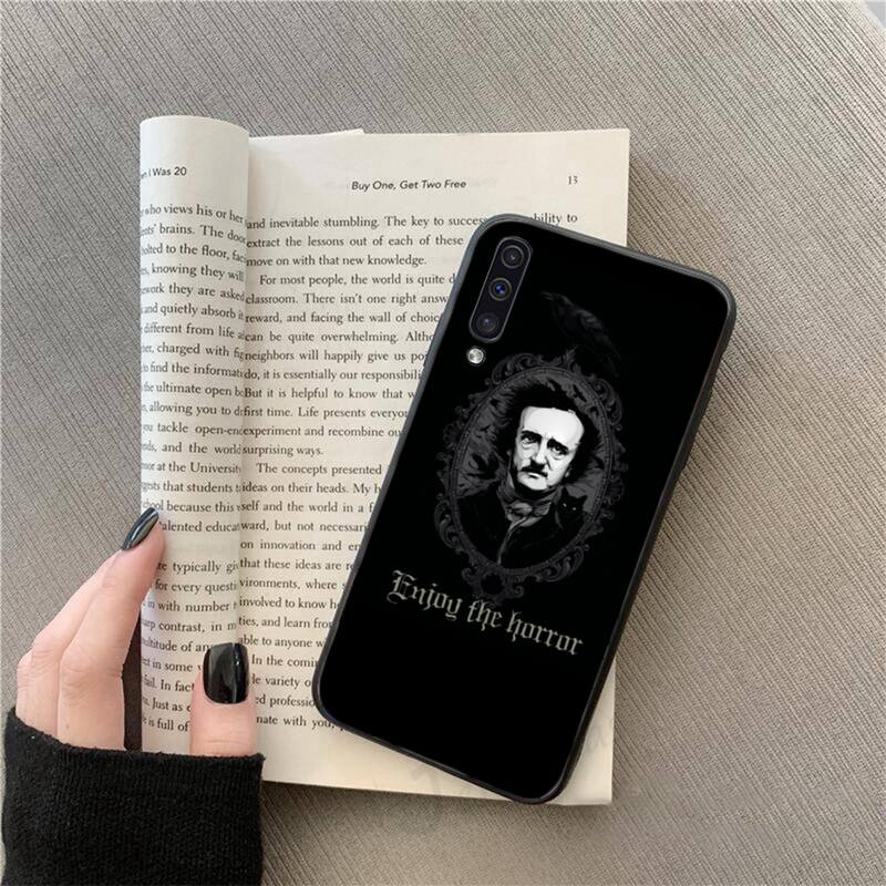 EDGAR ALLAN POE romanopisec Pouzdro na telefon Pro Samsung galaxy A S note 10 7 8 9 20 30 31 40 50 51 70 71 21 s ultra plus