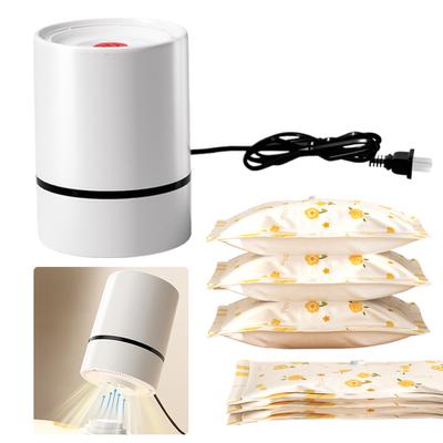 Sac compressé Pompe électrique Sac sous vide universel Pompe électrique Sac de rangement pour vêtements Pompe à air électrique pour vêtements Organisateur de nourriture