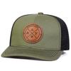 Cappelli da Baseball a Rete Unisex con Etichetta Rotonda in Pelle ENJOY LIFE per Primavera Estate Outdoor Regolabili Cappelli Casual Cappello Parasole Cappello Sportivo