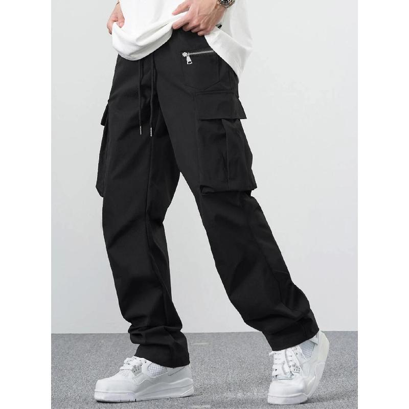 2026 New Loose Multi-Pocket Trousers Men's Casual Versatile Cargo Pants