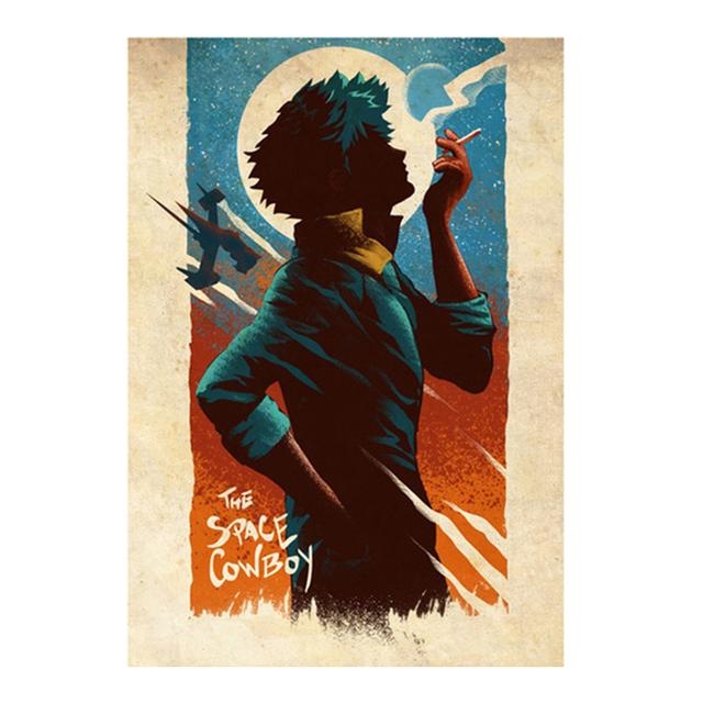 Japan Anime Posters Vintage Cowboy Creativity Posters Canvas Paintings Posters and Prints Living Home BedRoom Bar Artwork Decor No Frame
