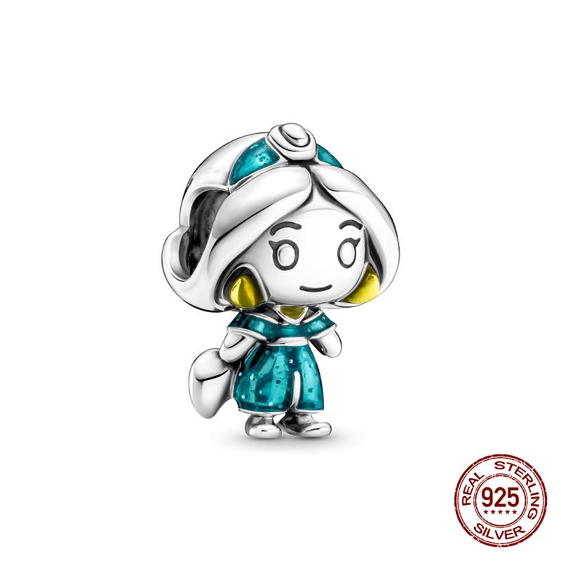 New  Mickey Minnie Beaded Marvel Lron Man Charms Plata De Leyoriginales Fit Bracelet Diy Jewelry Making Women'S Gift