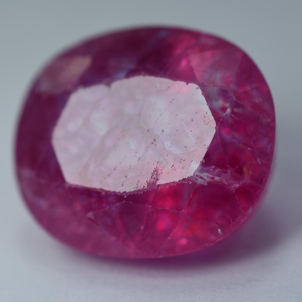 Rare Ruby Pink Oval Cut CERTIFIED 8.25 Carat Natural Loose Gemstone S-604