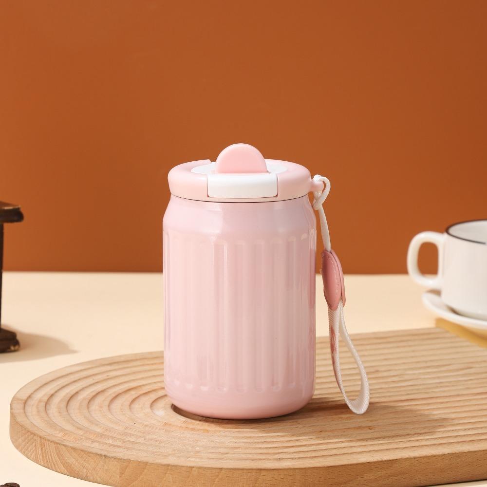 Stainless Steel Vacuum Insulated Cup Minimalist Direct Drinking Mug Portable Water Cup Gift Giving