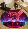 Liverpool F.C Pattern Round Rug, Indoor/Outdoor Mat, for Picnic, Gameroom, Bedroom, Office, Living Room, Home Decor Carpet, Birthday Gift
