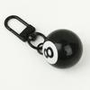 Schwarzer 8er Schlüsselanhänger Billardkugel Schlüsselanhänger Mini 1" Poolkugel Anhänger Schlüsselanhänger für Poolspieler Billardliebhaber Geschenk