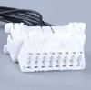 OBD2 OBDII J1962 Y Cable Connector 16 Pin Splitter Extension
