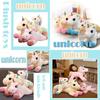 Magical Unicorn Stuffed Animal Plush Doll Toy Ideal For Birthday Gifts For Kids