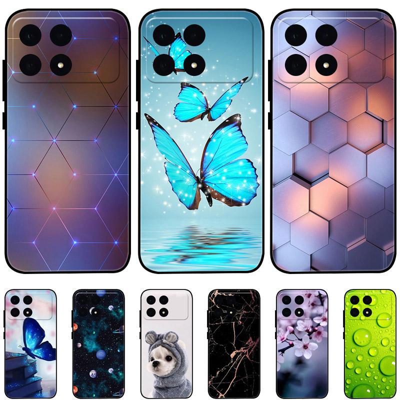 For Poco F8 Pro Case Soft Silicone Painted Shockproof Back Cases For Xiaomi Poco F8 Pro pocoF8 Pro Cover TPU Coques Cute Cartoon