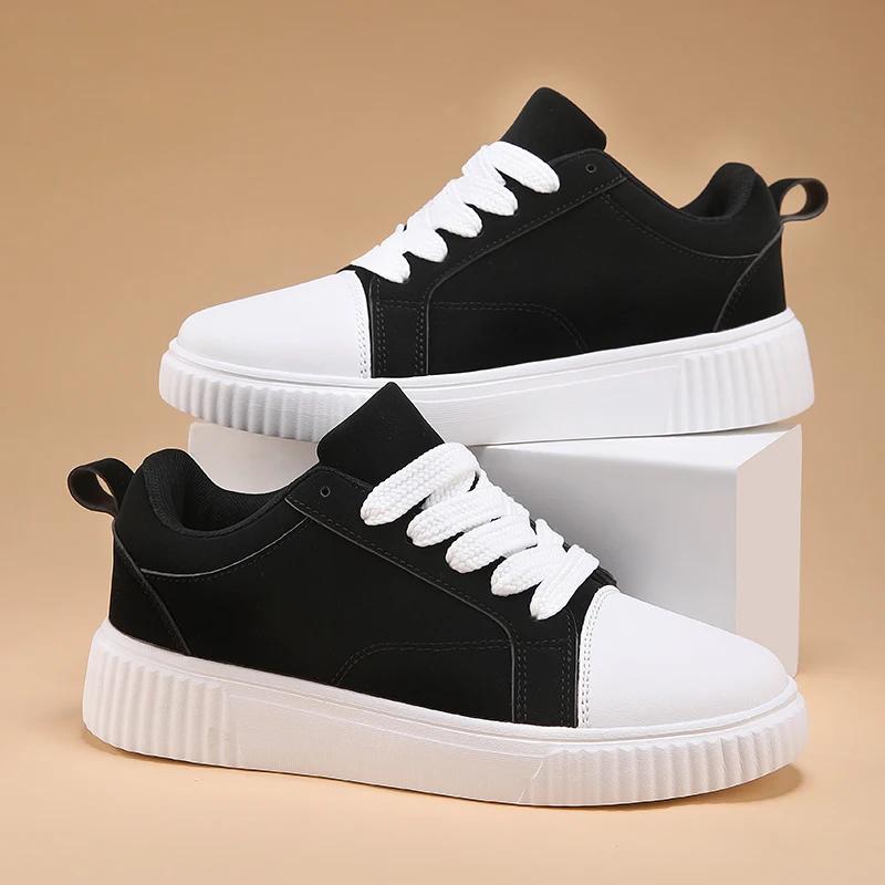 

Простые модные повседневные туфли для женщин и мужчин, синие кроссовки на платформе, легкие спортивные туфли для скейтбординга, мужские вулканизированные туфли 36