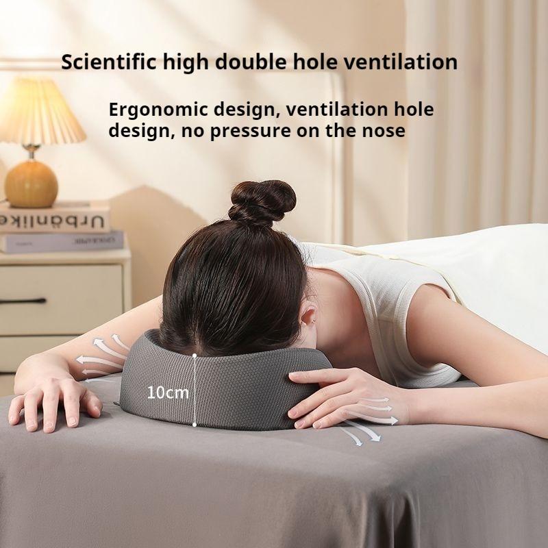 Face Down Pillow Ergonomics Lying Down Pillow Breathable Head Rest Support Pillows Face Rest for Sleeping Home Beauty Salon