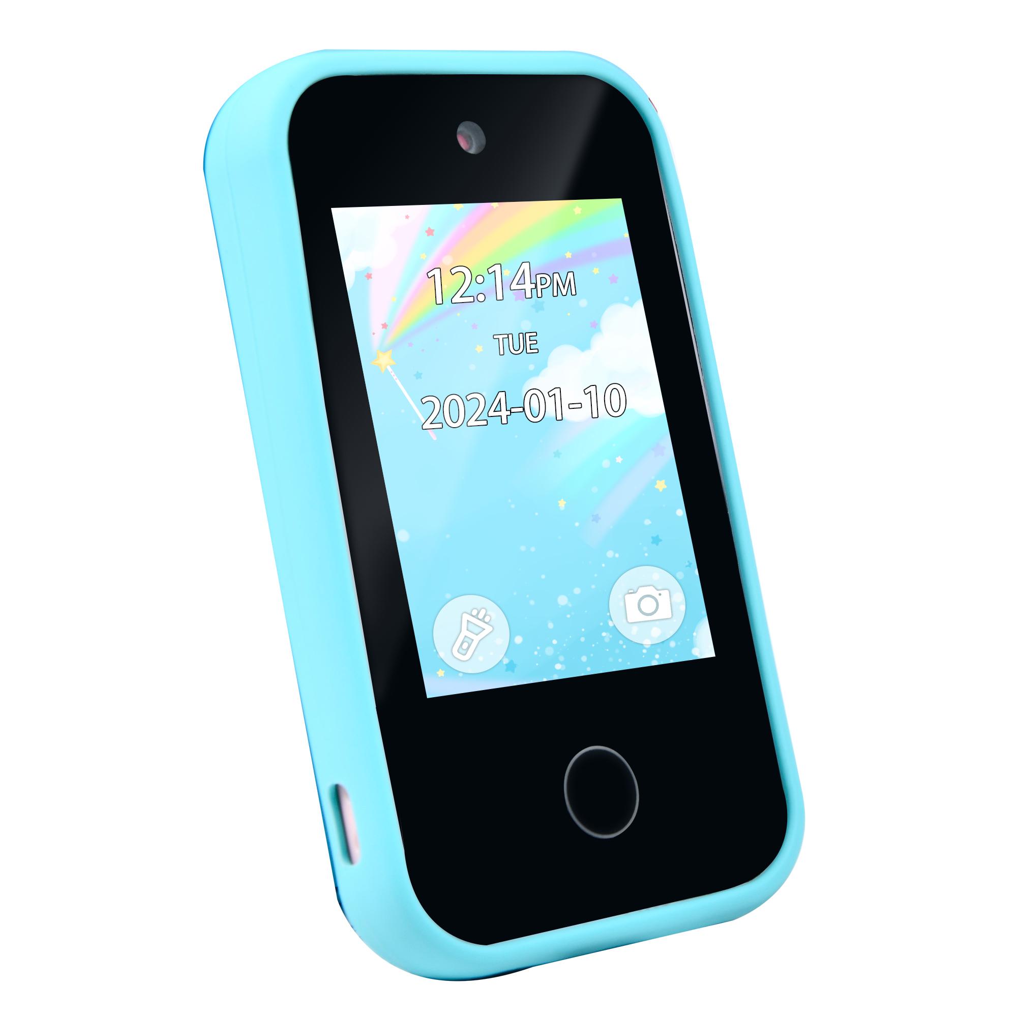 

S5 Mobile Shape Kids Camera 2.8-Inch IPS Touch Screen Dual-Camera Camera Blue