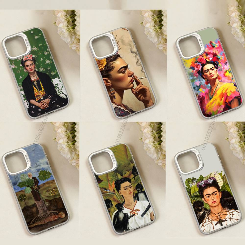 Artist F-Frida K-Kahlos phone Case for iPhone 17 11 12 Pro Max Plus Mini Air SE 16e 14 15 16 13 Soft Shell