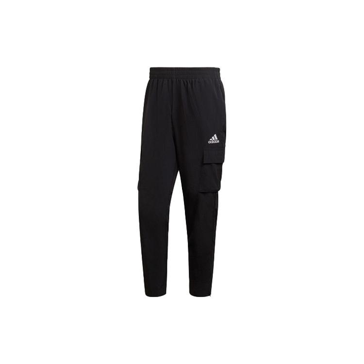 Карго-штаны Adidas мужские черные умеренные HE1859 XS