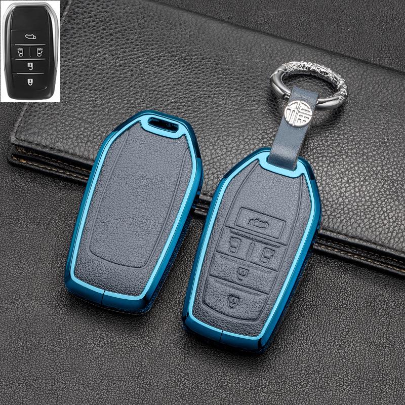 Full-Cover Metal Key Case for Toyota Corolla, RAV4, Rongfang, Wilanda, Levin, Camry