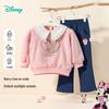 Disney Girls' Cartoon Warm Sweatshirt Set