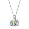 Copper Rainbow Charm Lgbtq Charms Jewelry Making Fit Bracelet To Make Good Wishes Gift For Expressing Love Equality