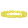 Bracciale con perline di occhio di gatto da 8 mm, bracciale con perline rotonde in pietra naturale, bracciale con perline di quarzo occhio di gatto liscio, gioielli da uomo e da donna.