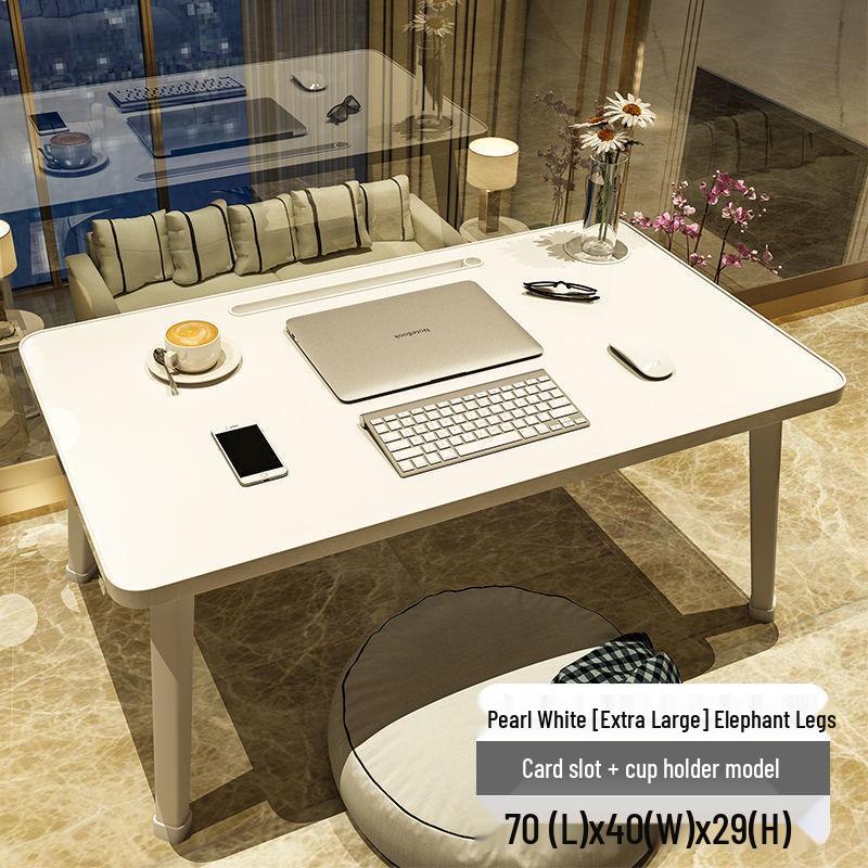 Folding Bedside Student Desk: Compact, Versatile Table for Bedroom or Dorm