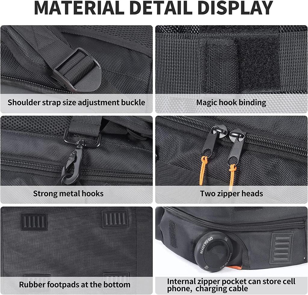 Heavy-Duty Speaker Bag, Carrying Case, Portable Speaker Tote Bag/Backpack for JBL Party Box Series Speakers (Compatible with JBL Partybox 310)