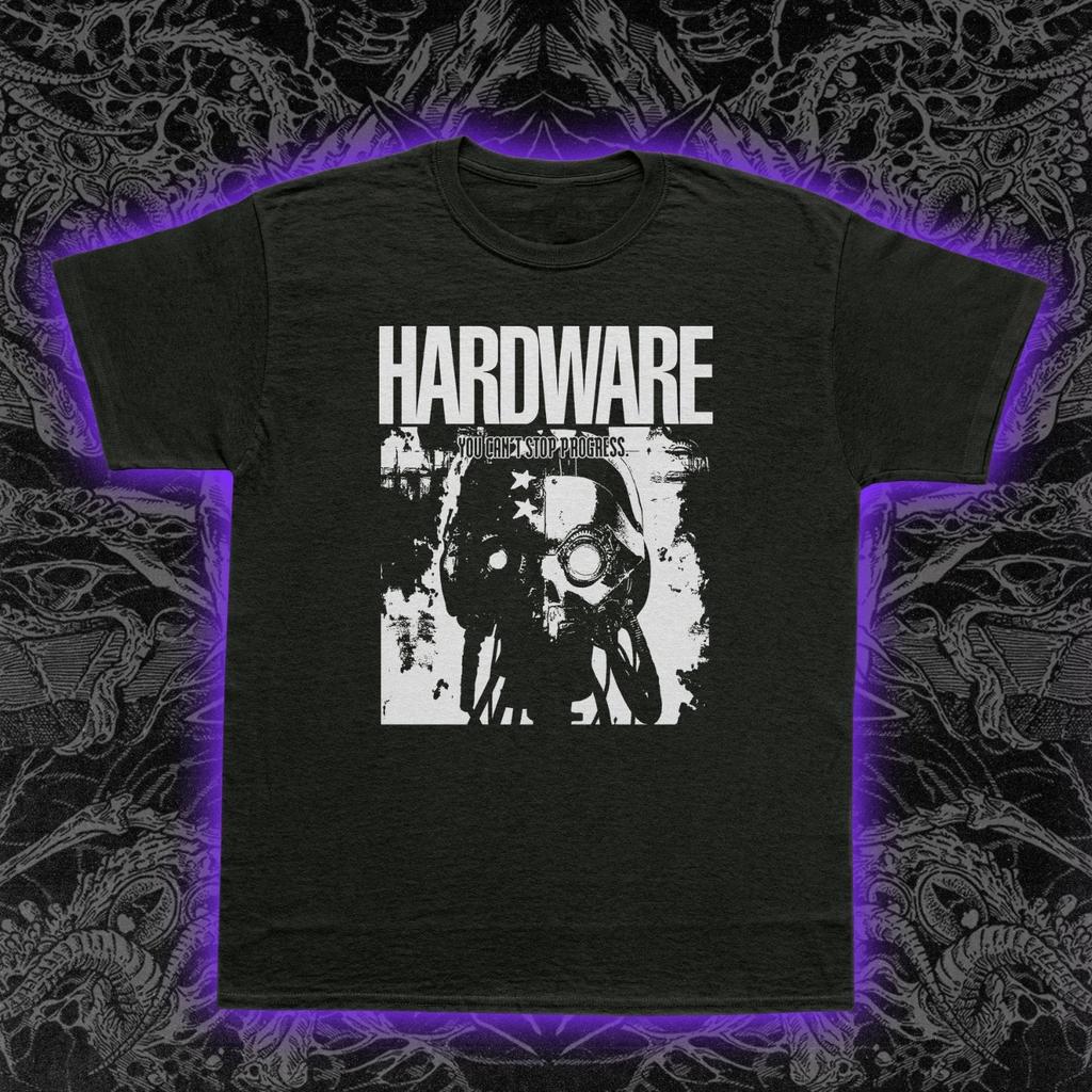 Hardwarethemed Tshirts 1990s Scifi Horror Cult Movie Graphic Dystopian Cyberpunk Unisex Couple Tshirts For All Seasons