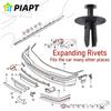 BMW Compatible 50pcs Push-Type Fastener Rivets for Bumper Trim Cabin Liner
