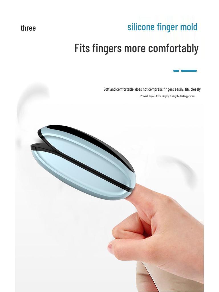 Rechargeable Fingertip Pulse Oximeter: Heart Rate & Blood Oxygen Monitor for Home Use