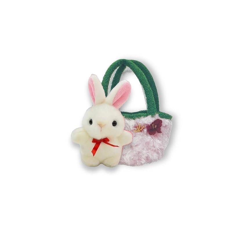 

cute sales stuffed toy Going out series rabbit white B0001