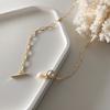 100% Natural Baroque Freshwater Pearl 14K Gold Filled Female Asymmetry Chains Necklace For Women Valentine's Day Gifts