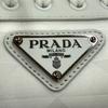 Excellent PRADA Low Cut Sneakers White Nylon Mens 7.5 2EE376 Used