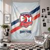 Tapisserie murale Sydney Roosters Décoration d'intérieur Tissu à suspendre au mur pour chambre à coucher Salon Arrière-plan