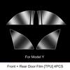 For Tesla Model3/Y 2017-2022 Front Door Rear Door Protective Film Invisible Car Clothing TPU Film Decoration Special Accessories