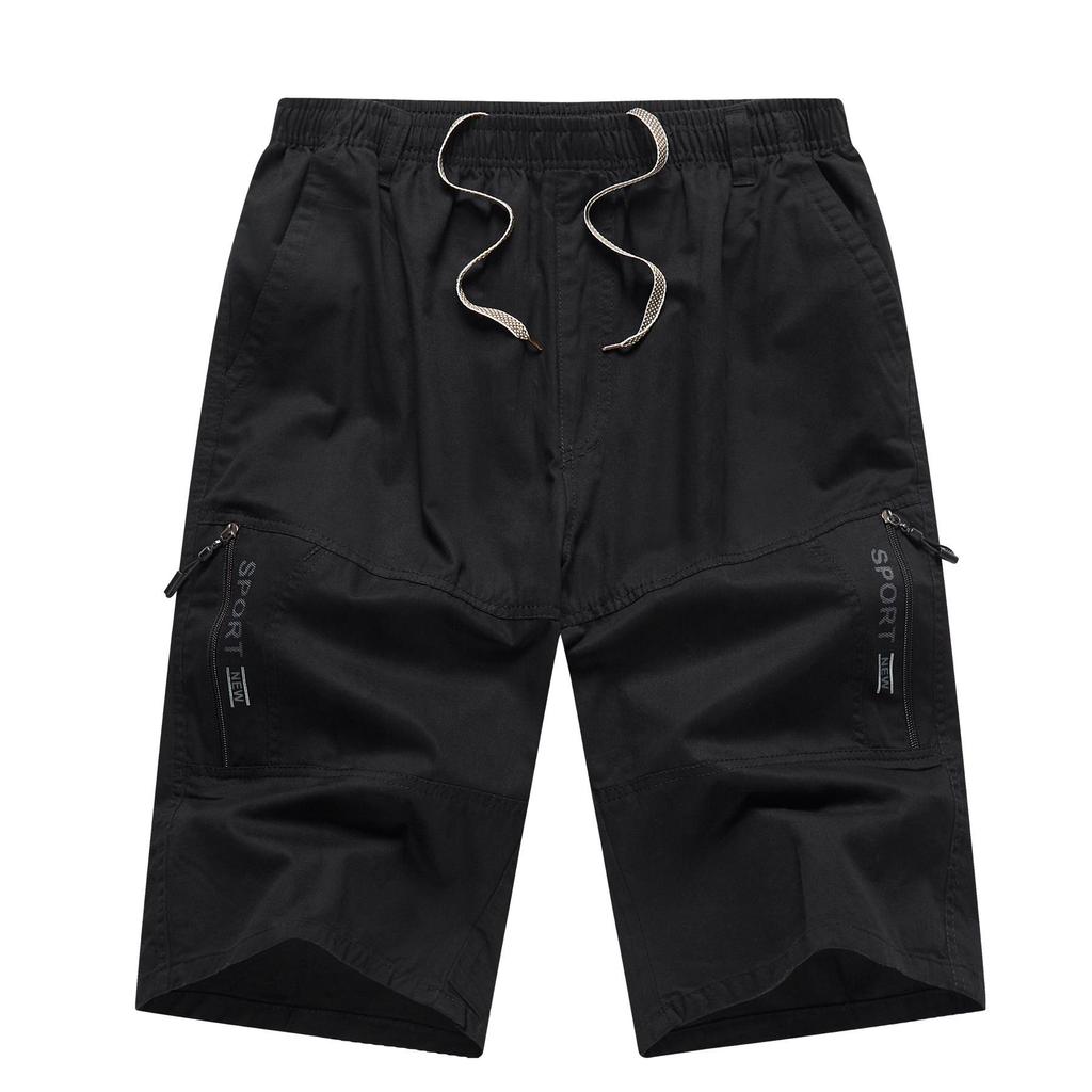 Pantaloncini in Cotone Taglie Forti da Uomo - Traspiranti, Casual da Lavoro