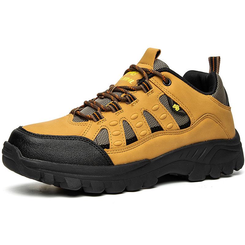 

2025 spring new outdoor shoes large size hiking shoes light hiking shoes men s shoes 47 breathable summer 47 жёлтый