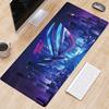 Office Mouse Pad Durable Desk Mat Soft Cloth Surface Natural Rubber Base for PC Laptop Keyboard Office Desk Setup Daily Computer