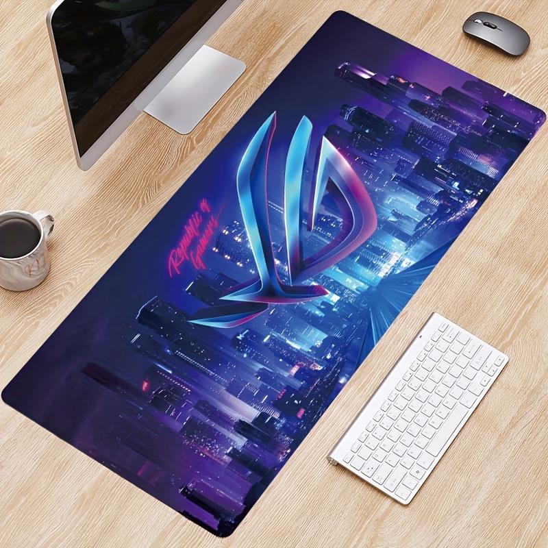 Office Mouse Pad Durable Desk Mat Soft Cloth Surface Natural Rubber Base for PC Laptop Keyboard Office Desk Setup Daily Computer
