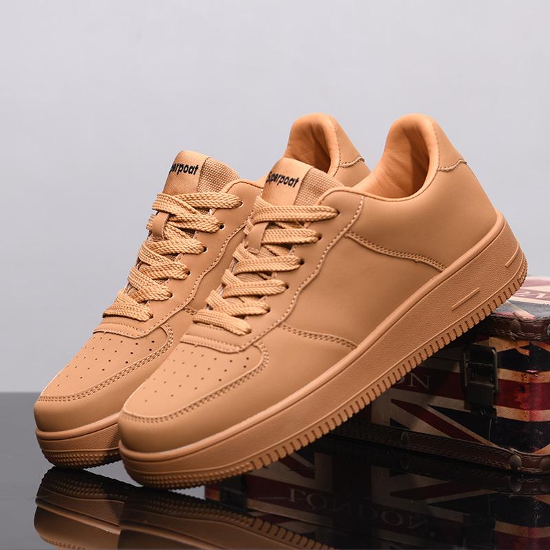 Frühling Luftwaffe Low Top Nein. 1 Kleine Weiße Schuhe Herrenschuhe Vielseitig Sommer Atmungsaktiv Lässige Board-Schuhe Paar Höhenverstärkende Schuhe 22031