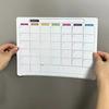 A refrigerator magnet ,monthly and weekly planner, magnetic calendar sticker, soft magnetic note sticker, message board