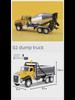 Alloy Construction Vehicle Set for Kids Ages 3-6: Mixer, Excavator, Dump Truck