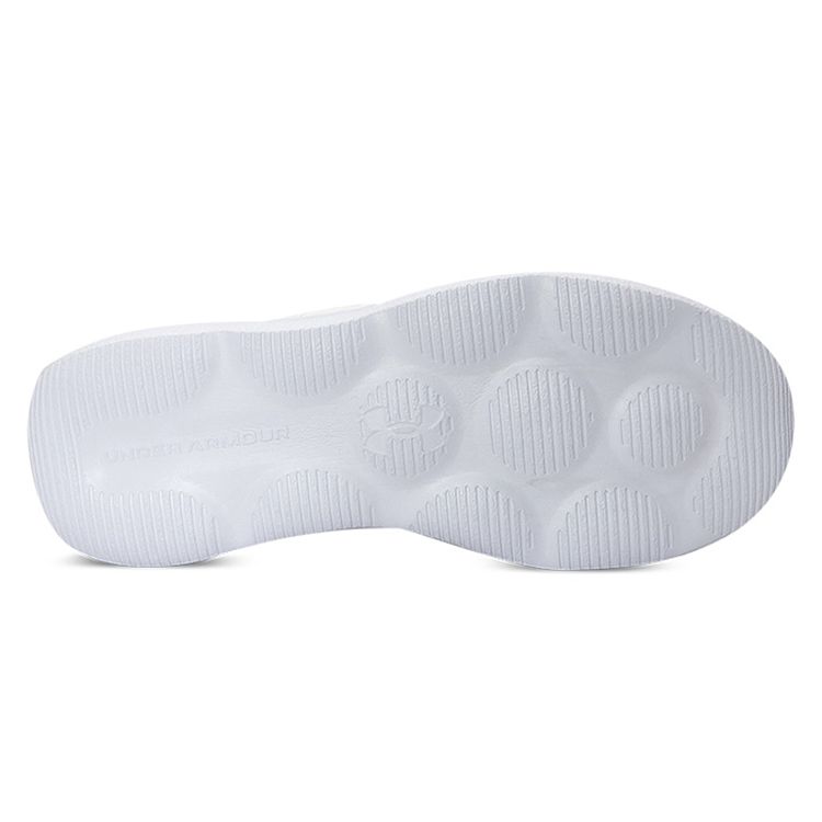 Under Armour Victory Comfortable Fabric Synthetic Leather Low Top Casual Running Shoes Men Sneakers White 3023639-106
