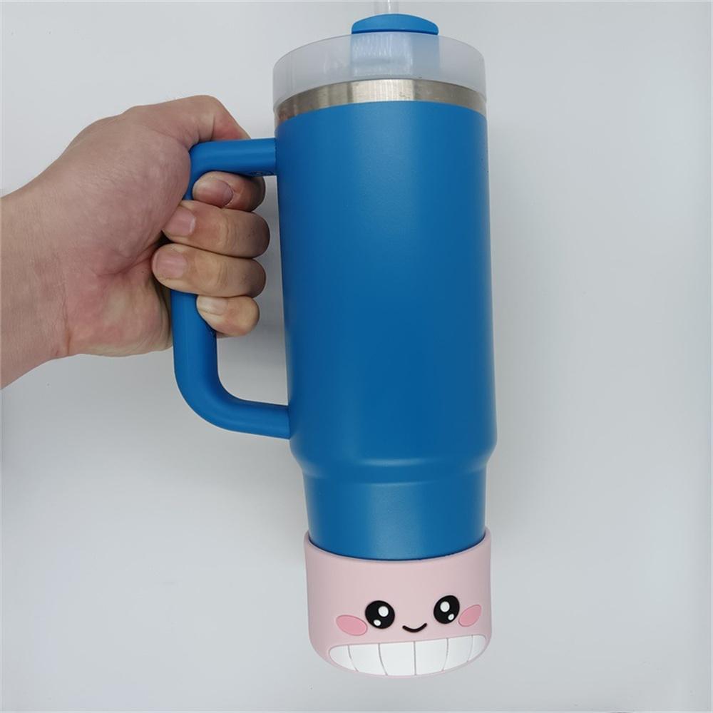 Kreskówkowy Zwierzęcy Silikonowy Rękaw Ochronny na Butelkę na Wodę Ochraniacz Spodu Butelki Pokrowiec na Kubek Do Stanley Tumbler Butelka Szklana Kubek