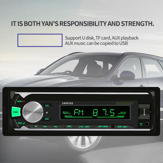 

SWM-508 Отличный автомобильный FM-плеер, модифицированный, 12 В, громкая связь