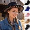 Dress Up Ethnic Style Fedora Hat Butterfly Western Cowboy Jazz Hat Top Hat  Stage Performance