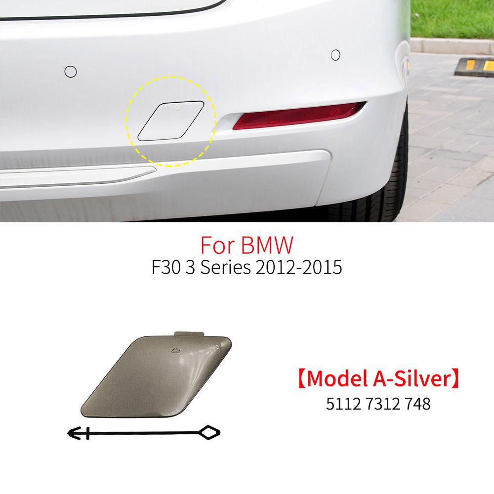 For BMW F30 Car Rear Bumper Tow Hook Cover Cap Black White For BMW 3 Series 318 320 323 330 335 51127312748 51127384417